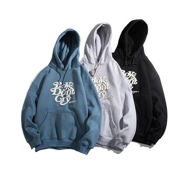 Aangepaste high street style oversized puff bedrukte hoodies
