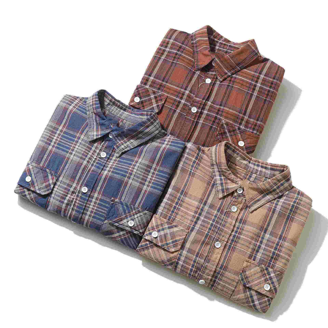 OEM Manufacturer Wholesale Cotton Casual Oversize Size Full Plaid Printed Vintage Lapel Shirts For Men