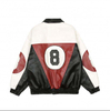 Oem Manufacturer Customized Casual Color Block Embroidery Plus Sizes Artificial Leather Men's Jacket
