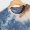 T Shirts Manufacturer Custom Mens T Shirt Tie Dye Pattern Short Sleeve Rib Knit T Shirts