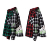 OEM Manufacturer Custom Autumn Color Block Men Plaid Flannel Shirts