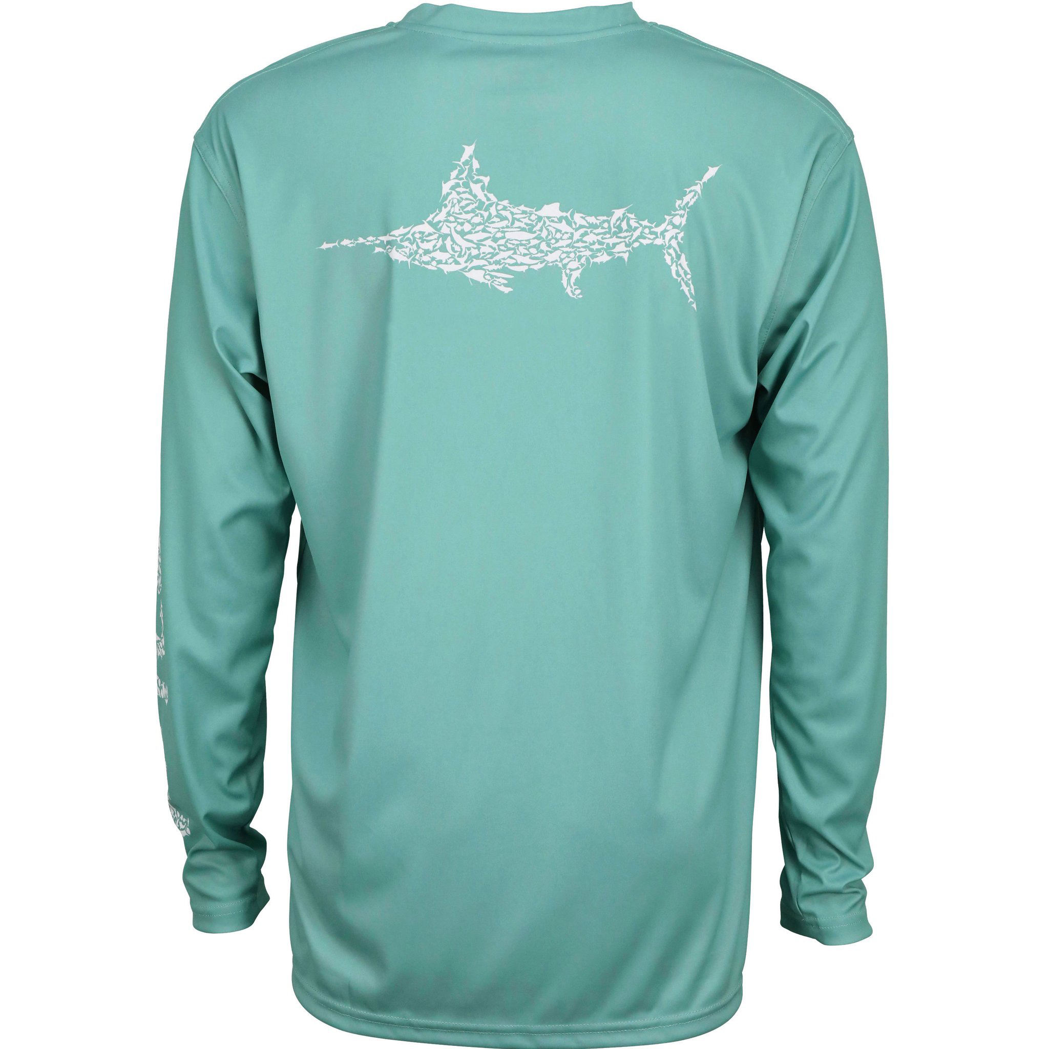 OEM Manufacturer Custom Logo 100% Polyester Quick-Dry UPF 50 Sun Protection Men Fishing Shirt