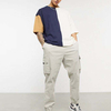 Bulk Sale High Quality T Shirts Custom Color Block Short Sleeve Men Drop Shoulder T Shirt