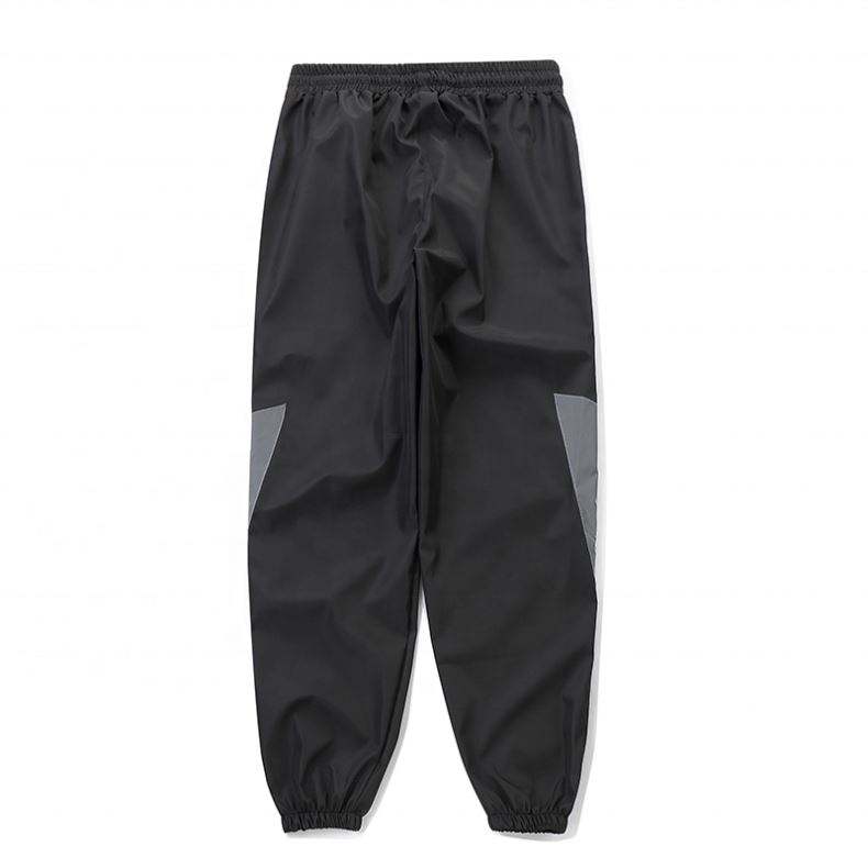 OEM Manufacturer Wholesale Men Loose Casual Pants Custom Logo Windbreaker Reflective Nylon Custom Pants
