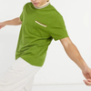Oem Wholesale Cotton Tshirt Contrast Taping Crwe Neck Men Short Sleeve Plain Tshirt