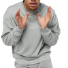 OEM High Quality Fleece Heavyweight Oversized Men Crewneck Sweatshirt