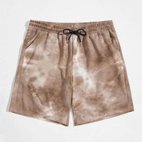 High Quality Sublimation Men Workout Shorts Tie Dye Pattern Mens Sweat Shorts