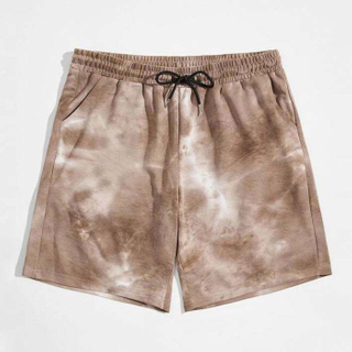 Short d'entra&icirc;nement pour hommes par Sublimation de haute qualit&eacute;, short de sueur &agrave; motif de teinture par nouage
