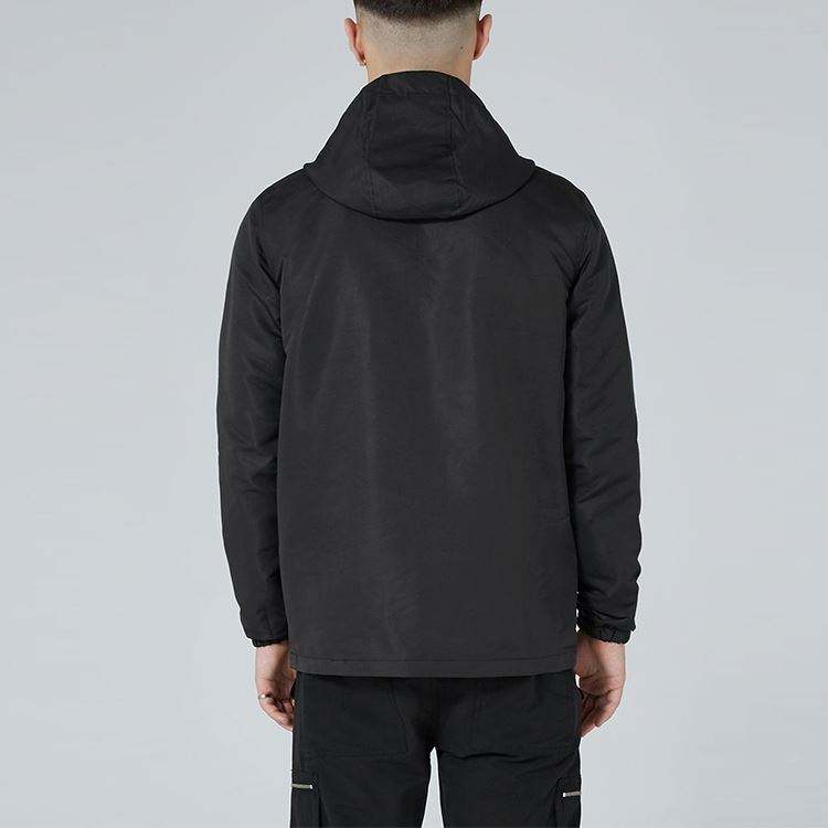 Custom Design Your Brand Long Sleeves Hood Plain Windbreaker Coaches Jacket