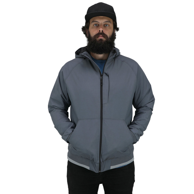 OEM -tillverkare Anpassad logotyp 100% Nylon Oxford Isolated Shell Zip Softshell Men Fishing Jacket