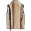 OEM Manufacturer High Quality Sleeveless Zip Pocket Sherpa Jacket Fleece Vest