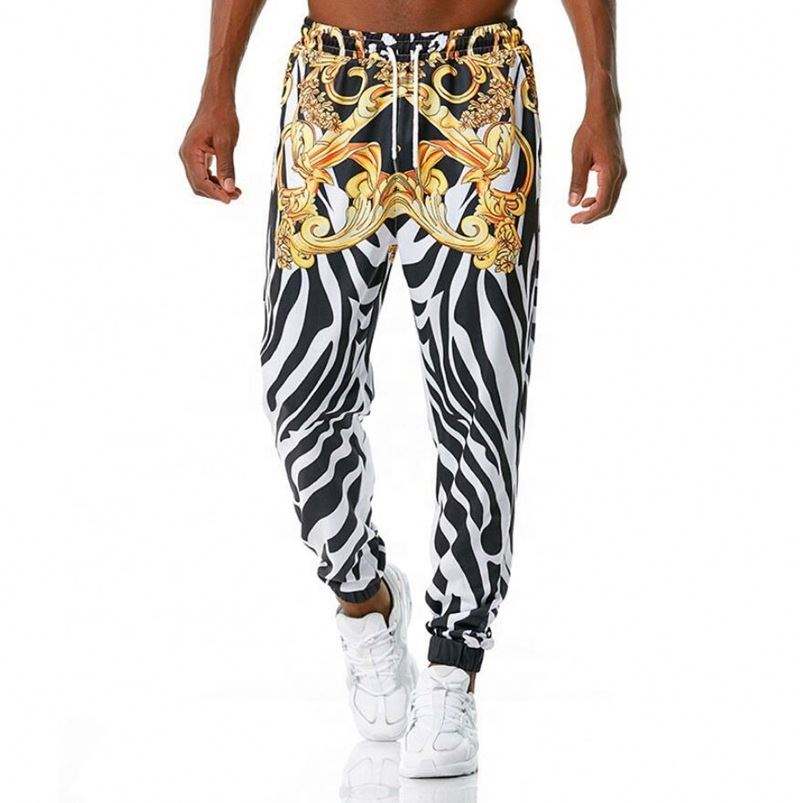 OEM Manufacturer Custom Sublimation Sweatpants Men Jogging Pants Printed Casual Pants Trousers For Men Clothing