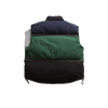 Oem Manufacturer Custom Men's Down Stand Collar Contrast Color Sleeveless Waistcoat Cotton Vest Jacket