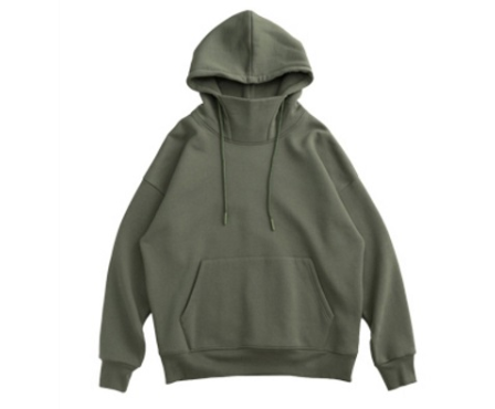 OEM Manufacturer Customized High Collar Casual Custom Sweatshirt Oversized Hoodies Men Hoodies