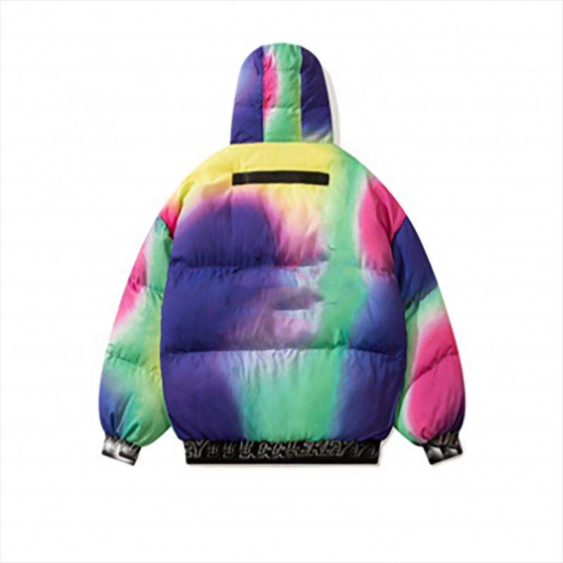 Oem Manufacturer Customized Gradient Color Men's Coat Casual Loose Lamb Wool Plus Size Jacket
