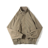 Oem Manufacturer Wholesale Custom Fashion Simple Casual Plus Sizes Stand Collar Coat Jacket