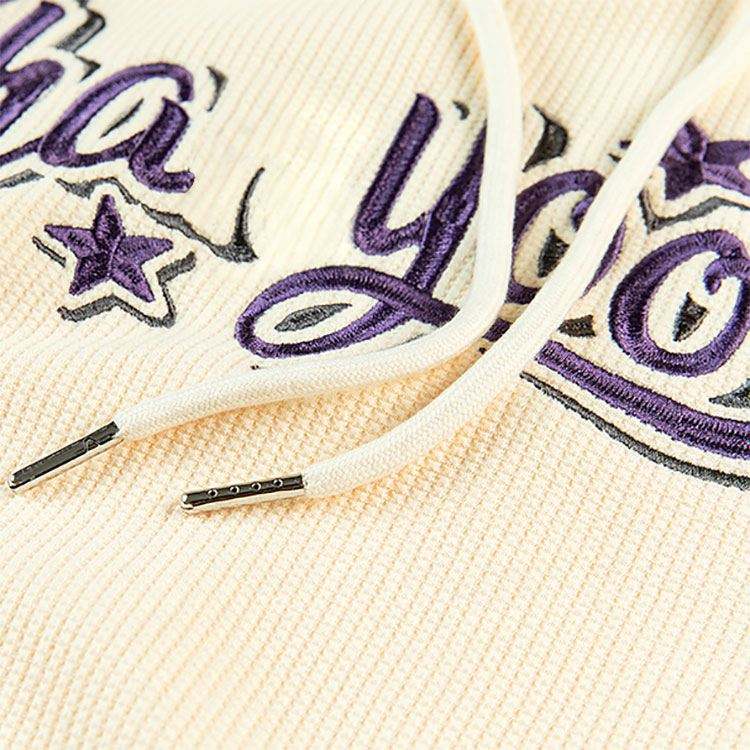 OEM Manufacturer High Quality Customized 3D Embroidery Logo Fashion Patchwork Pullover Two Color Tone Men's Hoodies