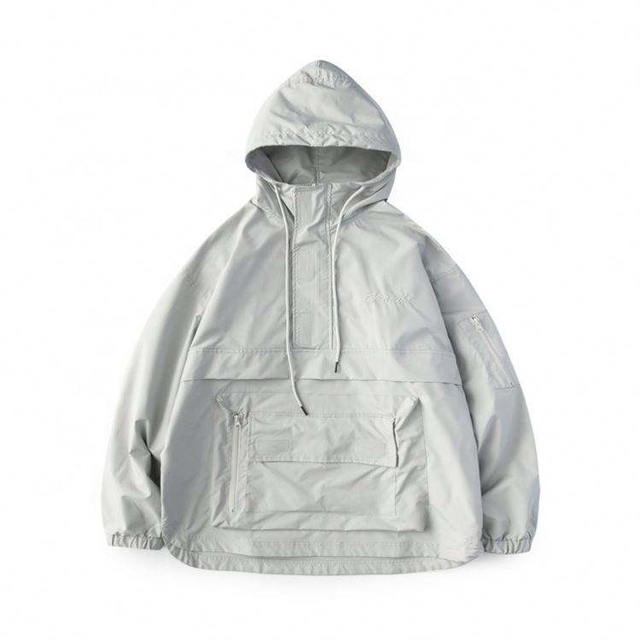 OEM -tillverkare Custom Men's Hoodie Solid Color Stereo Stor ficka lös tröja