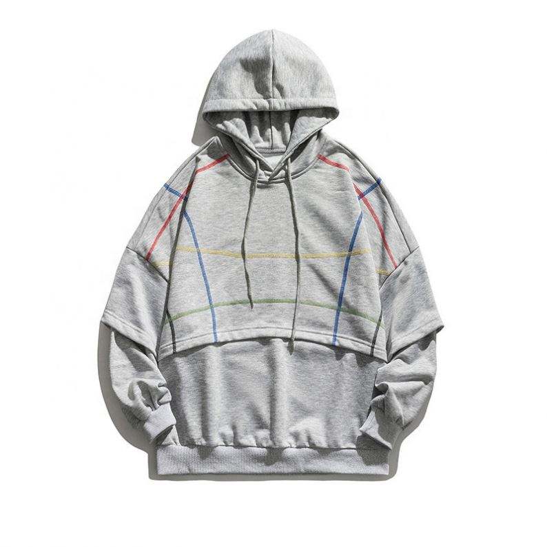 OEM Manufacturer Custom Logo Wholesale New Style Destroyed Fray Cut Hem Men's Hoodie Hip Hop Broken Hole Designer Hoodies