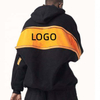 OEM Manufacturer Men's Hoodies Satin Lined Streetwear Oversize Pullover Hoodie For Men Double Layer Zipper Hoodie Custom Logo