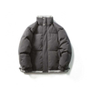 OEM Manufacturer Custom Men's Cotton Coat Retro Pure Color Simple Stand Collar Down Jacket