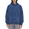 OEM Manufacturer Custom Logo Oversized Streetwear Cotton Pullover High Quality Plain Blank Faux Suede Hoodies For Men