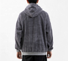 OEM Manufacturer Wholesale Street Style Floral Puff Graphic Best Embroidery Corduroy Custom Hoodie
