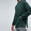 OEM Manufacturer Custom Blank Oversized Half Zip Pullover Sides Zippers Plain Hoodies Sweatshirt