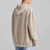 OEM Manufacturer 2022 Winter Custom Logo Street Wear Blank Oversized Men Corduroy Hoodie