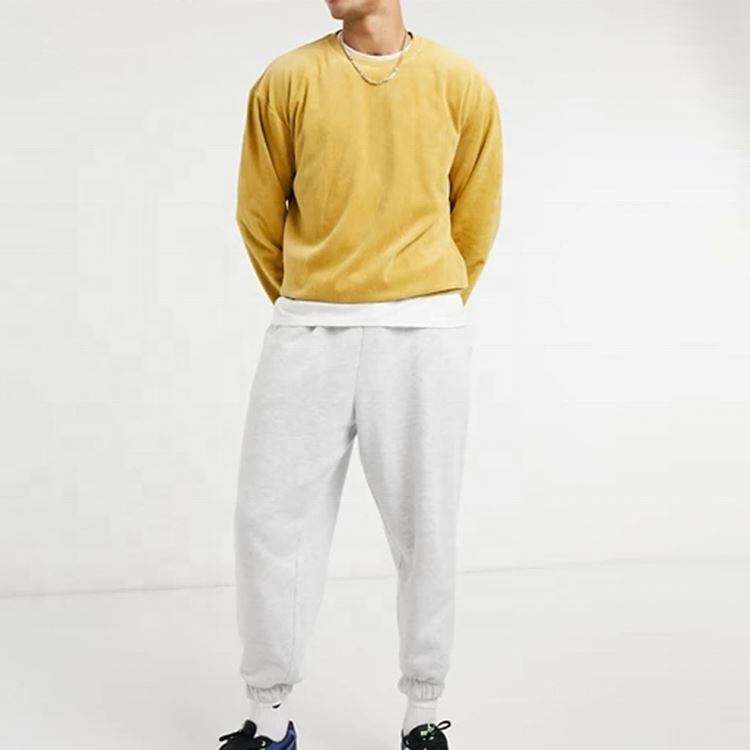 OEM Manufacturer Custom Blank Corduroy Sweatshirt Crew Neck Pullover Men's Coats