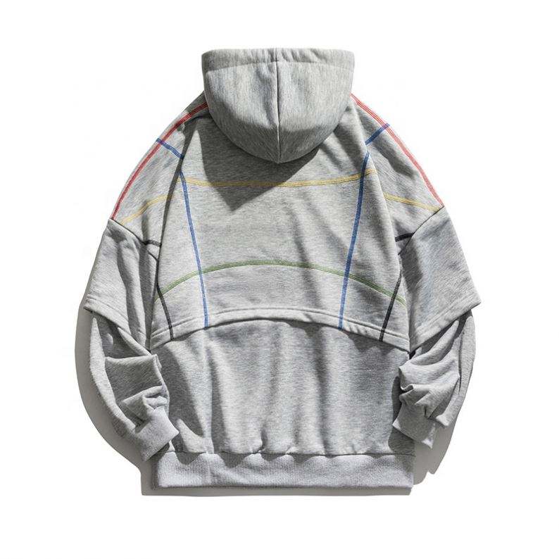 OEM proizvajalec po meri logotip veleprodajni slog uničeno raztrgano moško moško Hoodie hip hop pokvarjena luknja oblikovalca Hoodies