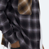 OEM Manufacturer Custom Relaxed Fit Two Tone Color Block Long Sleeve Big Plaid Check Flannel Shirts For Men