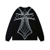 OEM Manufacturer Custom Heat Transfer O Neck Pullover Long Sleeves Plus Size Hoodies Casual