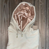 Oem High Quality Oversized Unisex Luxury Silk Plain Men Custom Satin Lined Hoodie With Satin Hood