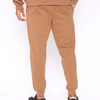 Wholesale Men Custom Solid Color Drawstring Elastic Waist Jogger Pants