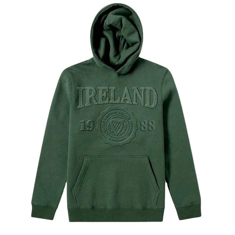 Fashion Custom Multicolor Selection Embossed Print Men's Hoodie