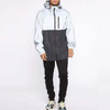 Custom Men Jogger Sweatpants Reflective Striped Side Drawstring Waist Mens Sewatpants