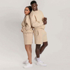 Fabricants OEM Fabricants personnalisés Men de survêtement non marque Couleur solide en deux pièces Sweat à capuche