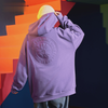 100% Cotton Men Custom Logo Sweatshirt Unisex Letter Printing 3D Embossed Hoodie