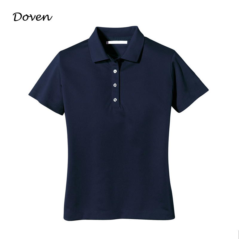 Engros damer sportsuniform slank fit polo skjorte for kvinner