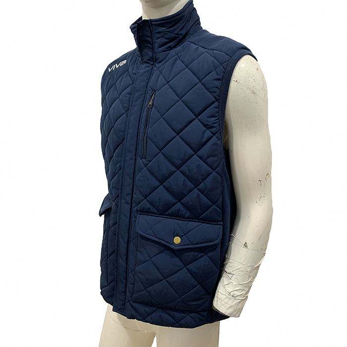 Vysoko módne pánske zimné úžitkové vesty Oem vlastné športové bundy na zips pre mužov
