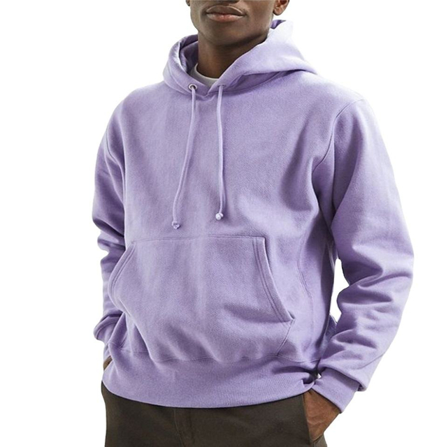 New Fashion Blank Hoodies Reverse Weave Sweatshirt Hoodies For Men