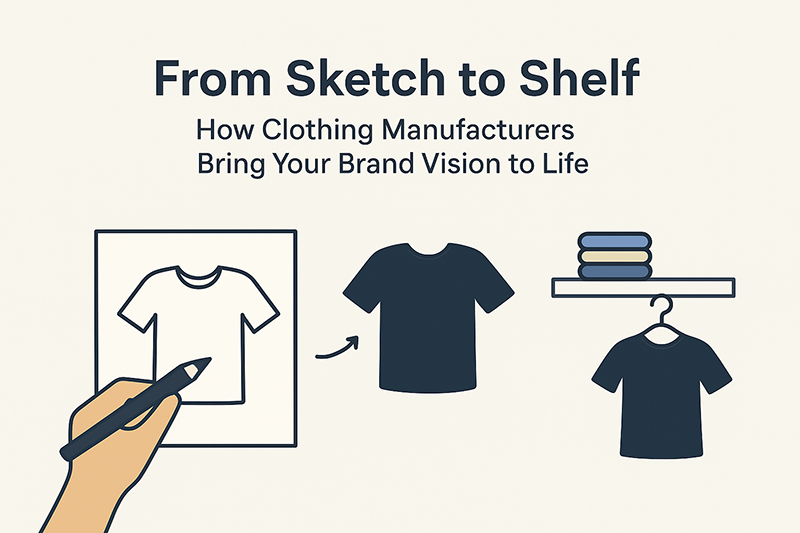 From Sketch To Shelf: How Garment Manufacturers Bring Your Brand Vision To Life