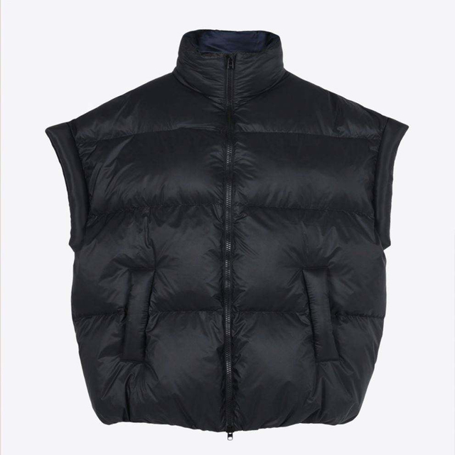 OEM Manufacturer Foamed Puffer Stuffed Vest Men Leisure Oversized Style Jacket