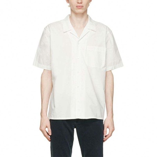 Chemise en coton blanc &agrave; manches courtes pour hommes, fabricant OEM personnalis&eacute;, col carr&eacute; d'&eacute;t&eacute;, haute qualit&eacute;, blanc