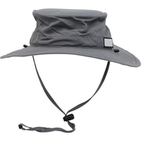 Veleprodajna ribiška kapa s širokim robom, logotip za vezenje, klobuk po meri z vrvico