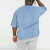 New Arrival Hot Sale Sublimation Tshirts Plus Size Color Block Men Drop Shoulder Oversized Blank Tshirt
