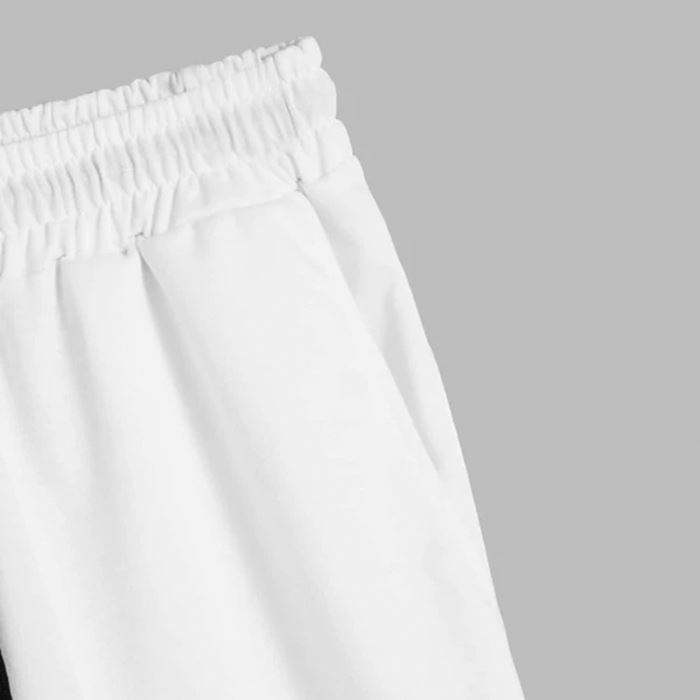 Fabricantes OEM, pantalones cortos con diseño de logotipo personalizado para hombres, pantalones cortos con estampado de manos, cintura con cordón, pantalones cortos de verano para hombres