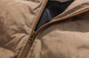 OEM Manufacturer Custom Men's Down Gradient Color Stitching Loose Cotton Coat Jacket