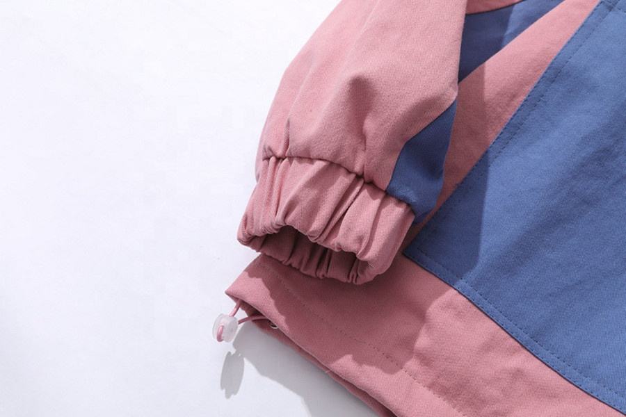 Oem Manufacturer High Street Fashion Plus Sizes Patchwork Baseball Coat New Jacket